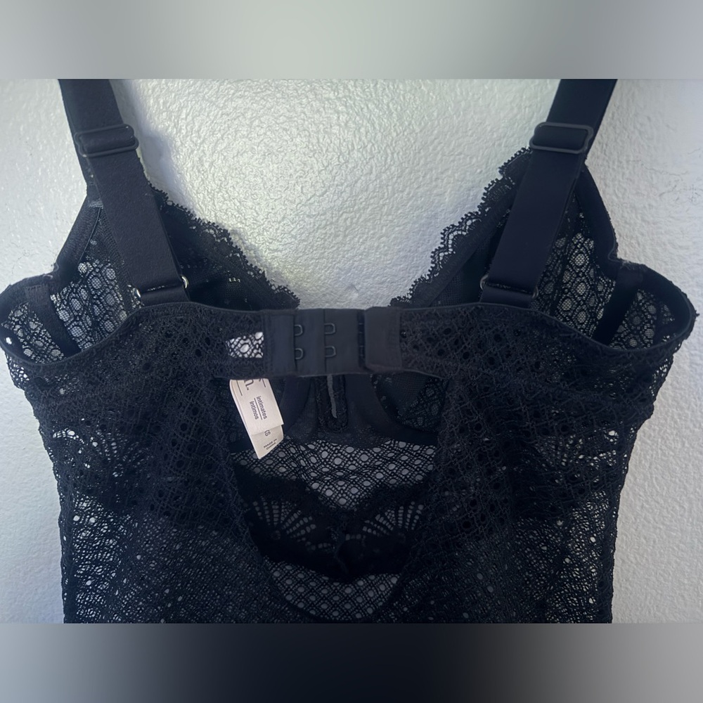 Auden Black Lace Bra Bodysuit - Picture 4 of 7